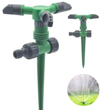 Imagem de Kit 4x Aspersor Irrigador Para Grama Jardim 360 Graus Auto - Kadê