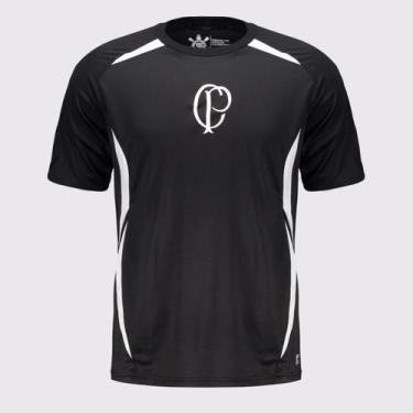 Imagem de Camisa Corinthians Raglan SCCP Preta - Coimbra, GG