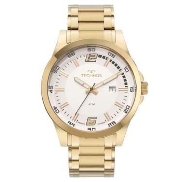 Imagem de Relógio Technos Masculino Racer Básico Dourado - 2115UBG/1K