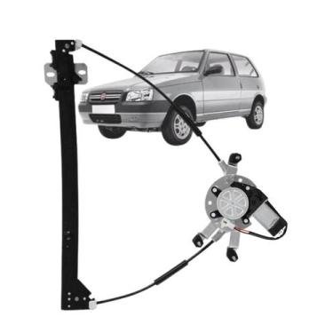 Imagem de Maquina Vidro Eletrico Uno 2006 2007 2008 2p Direita + Motor - Sp. Rep
