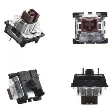Imagem de Kit 20 Switch marrom brown Redragon Outemu Para Teclado Mecânico Com N