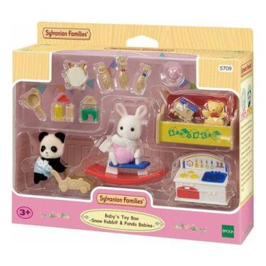 Imagem de Sylvanian Families Brinquedos Bebê Coelho Neve E Panda 5709