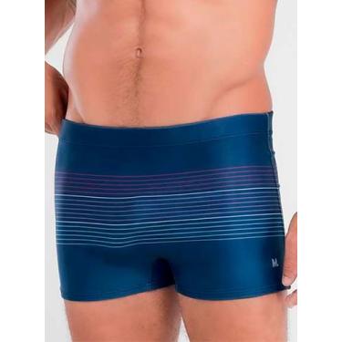 Imagem de Sunga Boxer Mash 300.128 Masculina Listras FPS 50 Poliéster T. P/GG, G