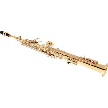 Imagem de Saxofone Soprano Eagle Sp502 Laqueado Original , SP502