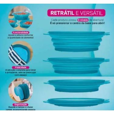 Imagem de Tupperware Mini Max 2 LT Azul Retratil
