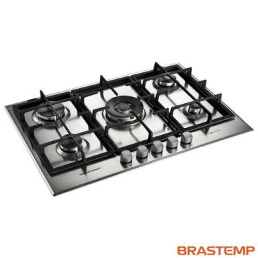 Imagem de Cooktop a gàs Brastemp 5 Bocas 75cm BDK75 220v, 220V