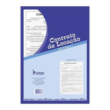 Imagem de Bloco Contrato de Locação Tamoio  100 Folhas, Tamoio