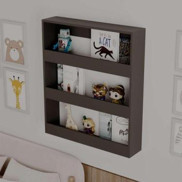 Imagem de Nicho Aéreo Infantil Preto Bambino Decorativo Multiuso - Mercado das P