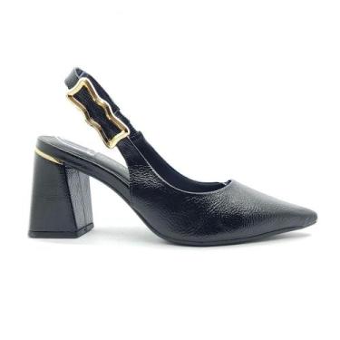 Imagem de Sapato Bebecê Feminino T7012-028, Preto, 37
