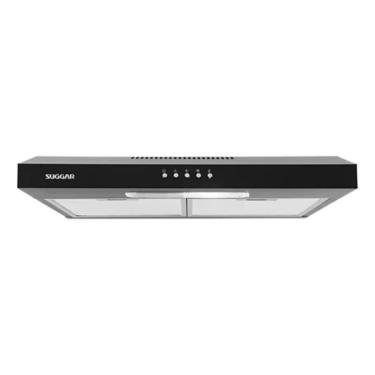 Imagem de Depurador de Ar de Parede Suggar Di61pt 60cm 3 Velocidades Alumínio Preto com LED 110V