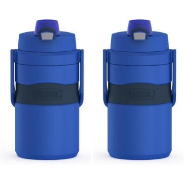 Imagem de Garrafa de Hidratação THERMOS 946ml Isolada com Espuma Azul Kit com 2