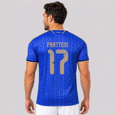 Imagem de Camisa Adidas Itália Home 2026 17 D. Frattesi, EG