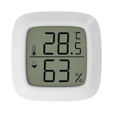 Imagem de Termômetro Digital LCD Mini Para Uso Interno, Sensor De Temperatura E 