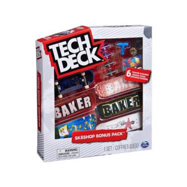 Imagem de Skate De Dedo Tech Deck com 6 Skates  - Sunny