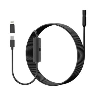 Imagem de Câmera Endoscópica HD Tipo-C De 5.5mm E 8mm À Prova d'Água Com LED Par