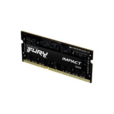 Imagem de KF316LS9IB/4 - Memória de 4GB SODIMM DDR3 1600Mhz FURY Impact 1,35V 1Rx8 204 pinos para notebook/gamers,Preto