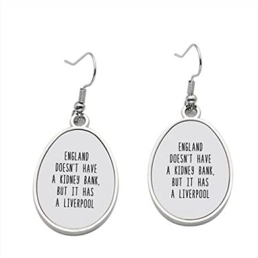 Imagem de A Inglaterra não tem cofre renal, mas tem brinco Liverpool – Brincos pendentes para meninas – Presente de festa de aniversário dos namorados