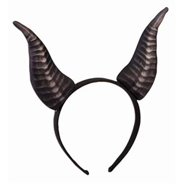 Imagem de Forum Novelties X80749 Faixa de cabeça com chifres de demônio, adulto sem sexo, preta