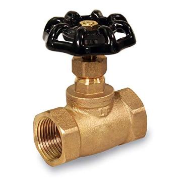 Imagem de Midline Valve Válvula de parada estilo globo curto 95344, sem chumbo, conexões FIP, latão