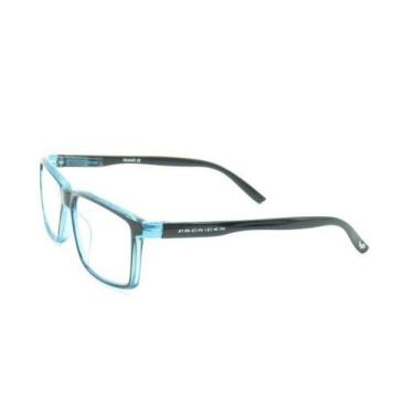 Imagem de Óculos De Grau Prorider Preto E Azul Transparente Fy100 - Khatto