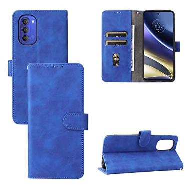 Imagem de YUNCHAO Caixa de telefone Para Motorola Moto G51 5G Fense Flip Leather Case de Couro Magnético capa para celular