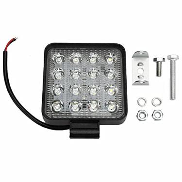 Imagem de MACHSWON 48W 16LED Trabalho Spot Lâmpada de Nevoeiro para Off-Road Jeep SUV ATV Caminhão Bombeiros 48W Quadrado 16 LED 12V/24V Trabalho Spot Luz Lâmpada Off-Road Jeep Caminhão Barco ATV