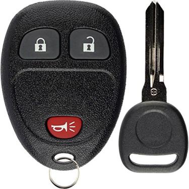 Imagem de Controle remoto de entrada sem chave KeylessOption, substituição para chave de carro 15913420 com chave