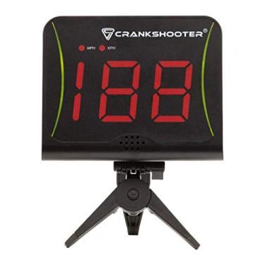 Imagem de CRANKSHOOTER Radar - Radar de velocidade de shot com medição de MPH e KPH - Radar de pé livre para Lacrosse, beisebol, hóquei, futebol e mais