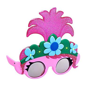 Imagem de Sun-Staches Licensed Trolls World Tour Poppy Shades Costume Party Favor Sunglasses UV400 Pink