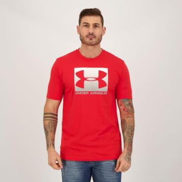 Imagem de Camiseta Under Armour Boxed Sportstyle Vermelha