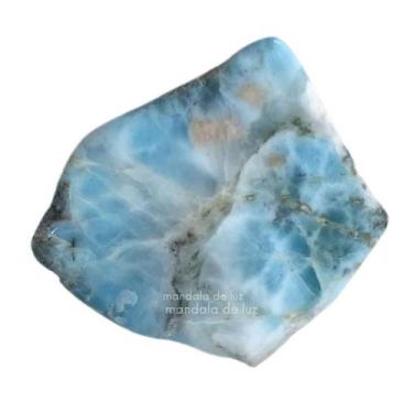 Imagem de Pedra Larimar Cristal Natural Pequena - Mandala De Luz