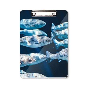 Imagem de DIYthinker Placa de suporte para bloco de anotações tropical Organismo Marinho Peixe Animal
