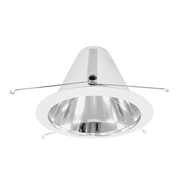 Imagem de NICOR Lighting Cone refletor transparente de 15 cm com acabamento branco, serve para caixas de 15 cm (17552A)