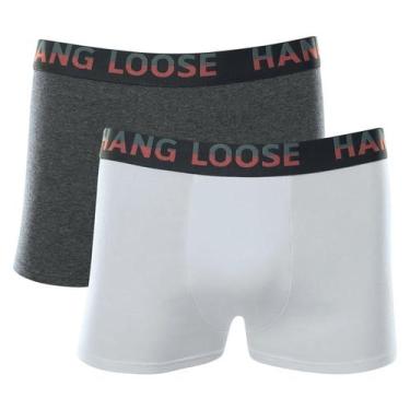 Imagem de Kit Com 6 Cuecas Boxer Cotton Elástico E Algodão Hang Loose