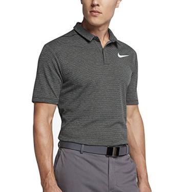 Imagem de Nike Dry Control Stripe Men's Golf Polo - Black