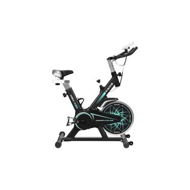 Imagem de Bicicleta Ergométrica Spinning Kikos Max KS5 Fitness Cardio Musculação com Roda de inércia de 10Kg. silenciosa, resistente e ajustável; assento e guidão reguláveis; Ideal para seus treinos.