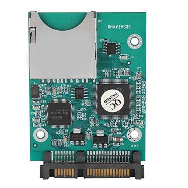 Imagem de Redxiao Conversor adaptador, 22 MB/s de transmissão rápida, cartão de memória universal SD/SDHC/SDXC para cartão de memória SATA de 2,5" 7+15P