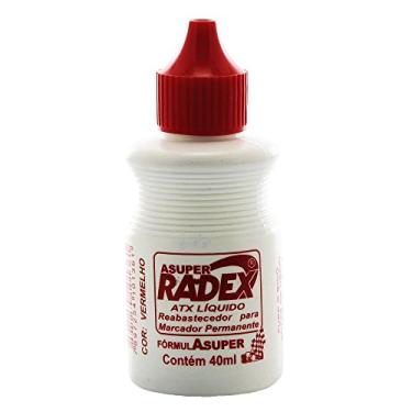 Imagem de Reabastecedor Marcador Permanente Vermelho 40ml 1 UN Radex