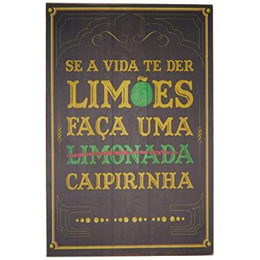 Imagem de Placa Decorativa em MDF com 20x30cm - Modelo P370