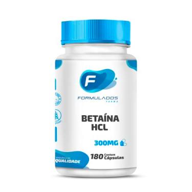 Imagem de Betaína Hcl (cloridrato de Betaína) 300mg 180 Cápsulas