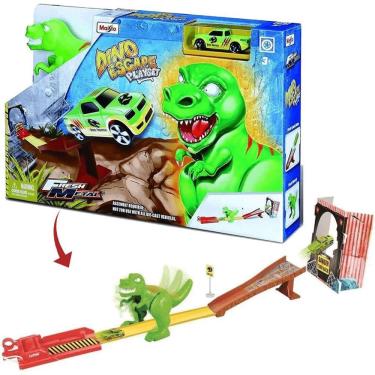 Imagem de Pista de Carrinho Dinossauro Fresh Metal Dino Escape Maisto