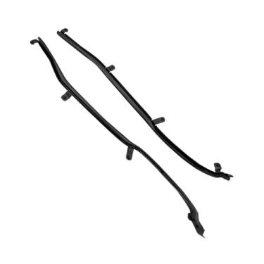 Imagem de Faixa meteorológica para porta traseira LH & RH serve para Ford Explorer 2011-2019, faixa de proteção contra intempéries da porta traseira do lado do passageiro e do motorista substitui BB5Z-7825324-B