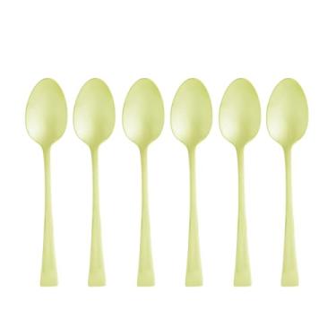 Imagem de Colheres Wolff para Chá Berna de Aço Inox 6 Peças Champanhe Fosco