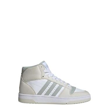 Imagem de adidas Tênis infantil unissex Break Start Mid Top, Cor do fornecedor/cinza órbita/branco, 21