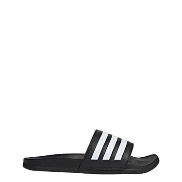 Imagem de adidas Adilette Comfort Slides masculino, Preto/Branco/Preto 3, 11 Women/10 Men