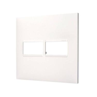 Imagem de Placa 4X4 2 Módulos Branca 618511Bc Pial Plus+