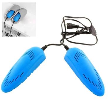 Imagem de Secador de Sapato Eletrico Palmilha Meia Calçado Pantufa Higienico Previne Odor Limpeza Desumificador Esterilizador Portatil Compacto