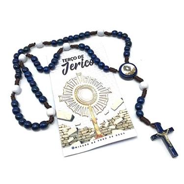 Imagem de Terço de Jericó em Madeira com Folheto