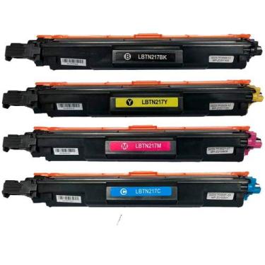 Imagem de Kit 04 Toner Para Dcpl3551cdw Dcp L3551cdw L3551 3551cdw Tn217 - Digit