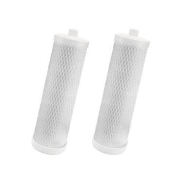 Imagem de Kit 2 Refil Filtro Carvão Ativado 9 3/4 Compatível Aquabios - Hidrofil